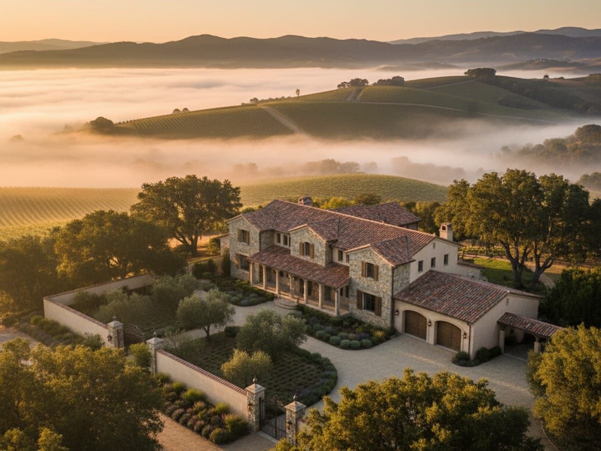 Sonoma Valley home representing estate and legacy