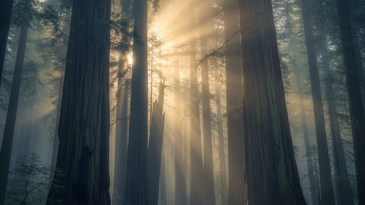 Ancient redwood forest in Sonoma County representing enduring legacy